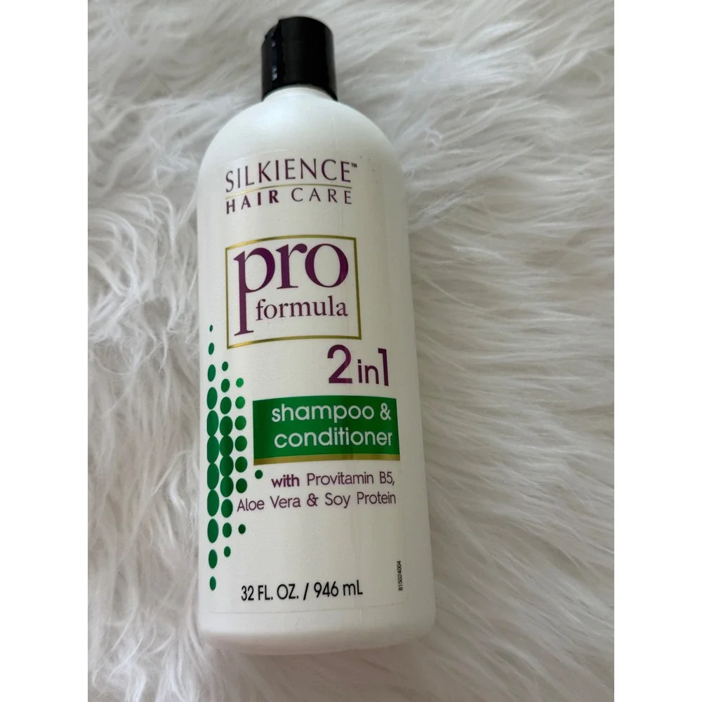 Silkience Pro Formula 2in1 Shampoo & Conditioner 32oz Provitamin B5 Aloe Vera